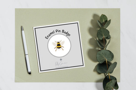 Bee Enamel Pin Badge